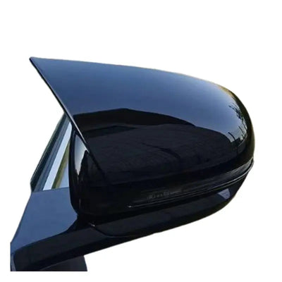 ABS Rearview Mirror Cover for BYD Atto3/Seal U – Stick On Side Mirror Protector Caps (Matte Black / Carbon Fiber Look)