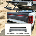 BYD Shark 6 Tailgate Trim & Spoiler, close-up