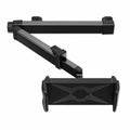 Adjustable Rear Seat Headrest Phone & Tablet Mount – Aluminum Alloy Car Holder (Headrest Mount) Gloss Black