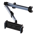 Adjustable Rear Seat Headrest Phone & Tablet Mount – Aluminum Alloy Car Holder (Headrest Mount) grey