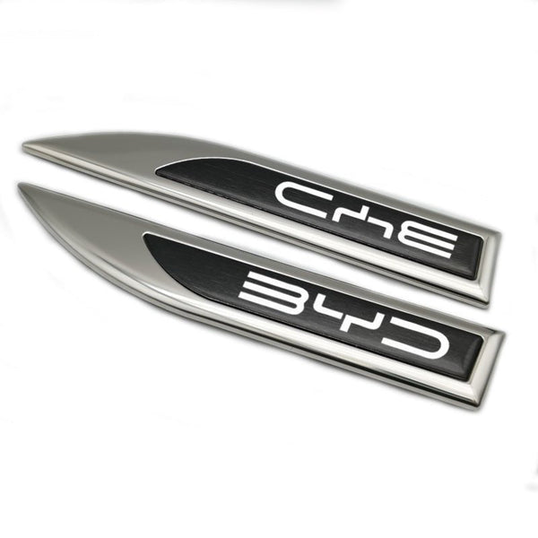 BYD 3D Metal Blade Emblem Decor