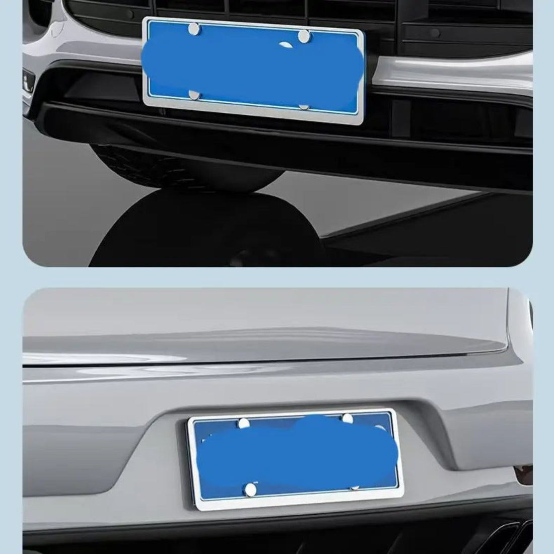 BYD Carbon Fiber License Plate Frame (License Plate Frame) Black