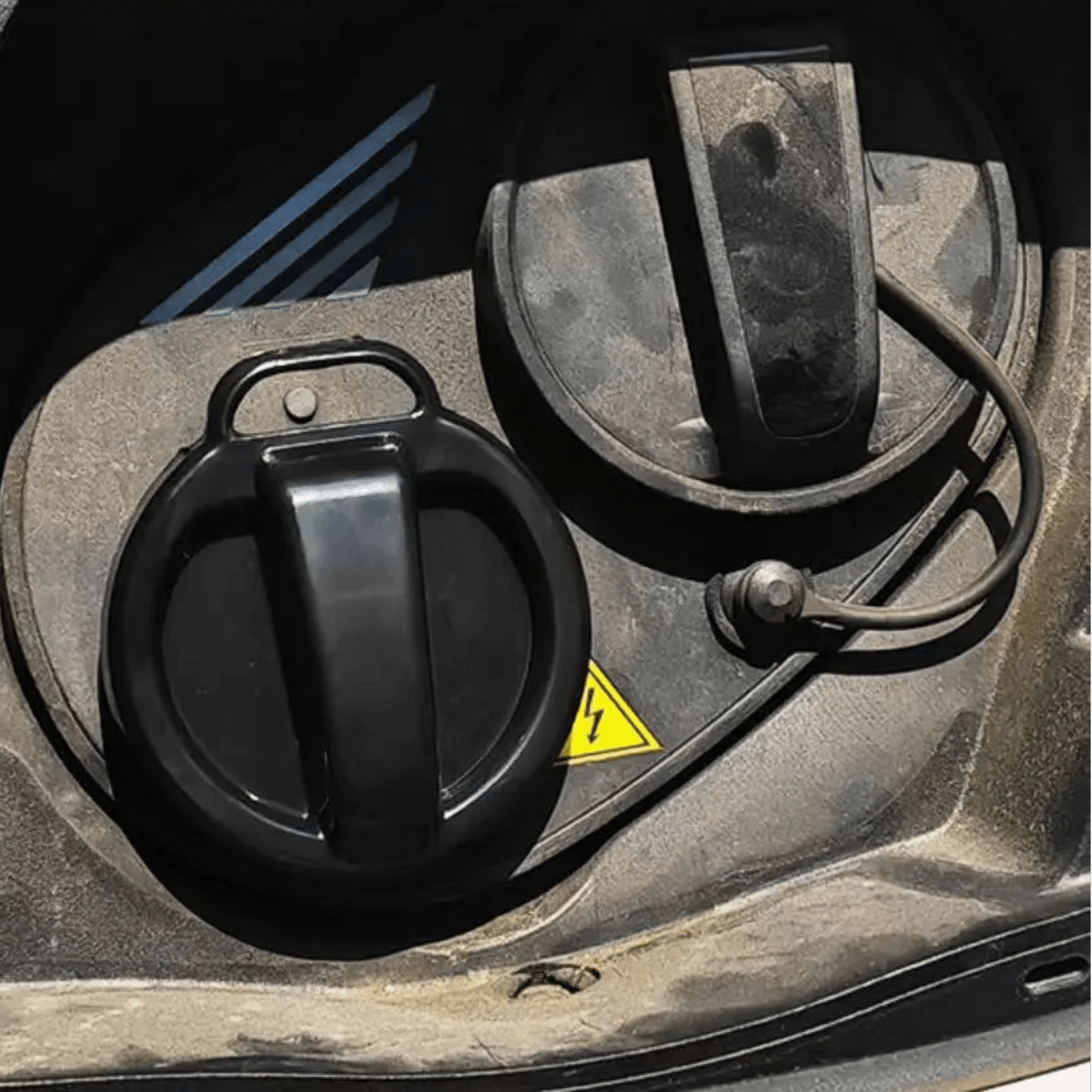 Charging Port Dustproof and Waterproof Cover for MG4 EV (Charging Port Cover) black MG4 EV