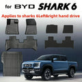 BYD Shark 6 Floor Mats & Tub Liner, detail view