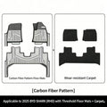 BYD Shark 6 Floor Mats & Tub Liner, close-up