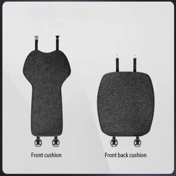 Flax Ventilate Car Seat and Back Cushion Set for Tesla Model 3/Y (Car Seat and Back Cushion Set) Front cushion and backrest cushion Model 3/3+