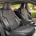 Flax Ventilate Car Seat and Back Cushion Set for Tesla Model 3/Y (Car Seat and Back Cushion Set) Front cushion and backrest cushion Model 3/3+