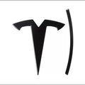 Front Rear Tailgate Emblem for Tesla Model 3/Y (Tailgate Emblem) front bumper logo - model 3/Y Universal matt blackZinc alloy