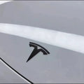 Front Rear Tailgate Emblem for Tesla Model 3/Y (Tailgate Emblem) front bumper logo - model 3/Y Universal SilverZinc alloy