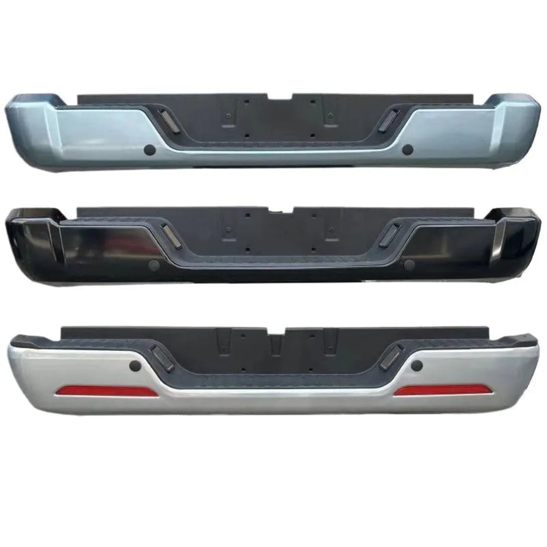GWM Cannon Bumper (Rear bumper) All iron includes treaded leather Great Wall Cannon - L Silver