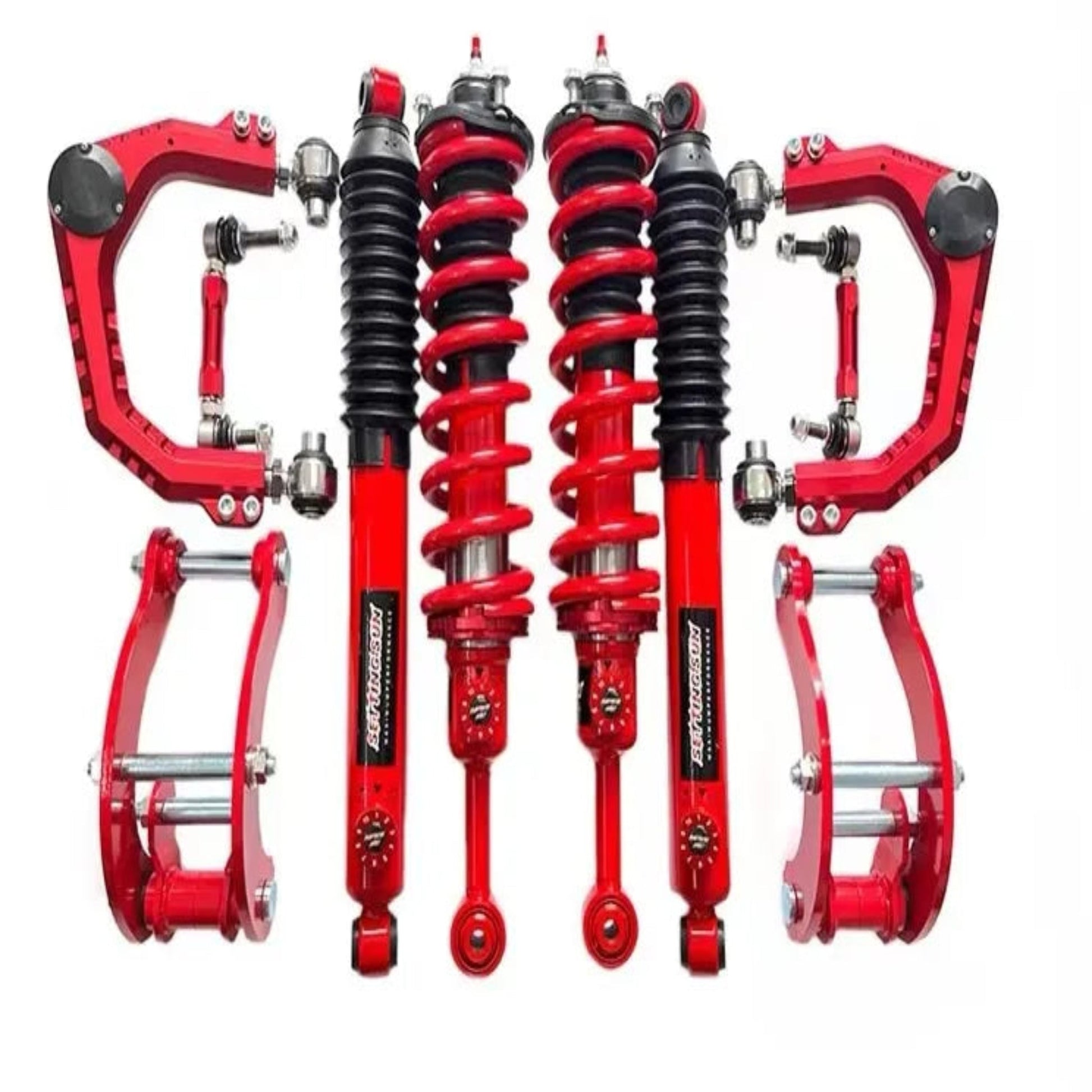 GWM Cannon Shock Absorber (Shock Absorber) Shock absorber + spring + lugs + adjustable small tie rod + swing arm 10 pcs set