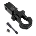 GWM TANK 300 400 Split Off - Road Tow Hook with Shackle (Tow Hitch) Upgraded Anti - theft Black Split Towing Hook + Black Aluminum Alloy Towing Arm + Black Lock