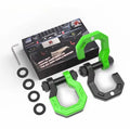 GWM TANK 300 400 Split Off - Road Tow Hook with Shackle (Tow Hitch) 【Upgraded Model】Green and Black Split Towing Hook (Pair) - 30 - ton Breaking Force