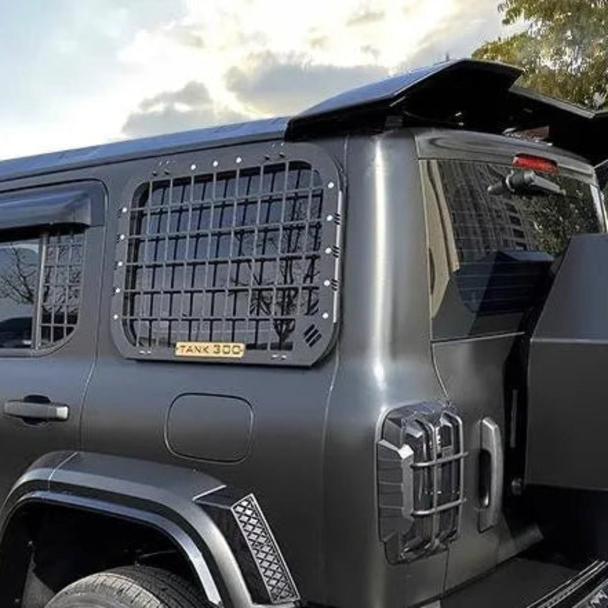 Gwm Tank 300 Mesh Machine Armor (Car Window Trim) Tank 300 Rear Window Exterior Mech Net [1 pair left and right]