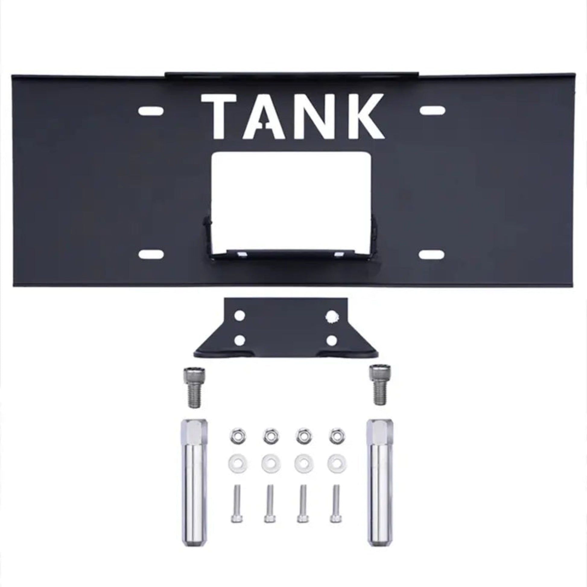 GWM Tank 300 Spare Tyre license Plate Bracket (Spare Tire license Plate Bracket) Black