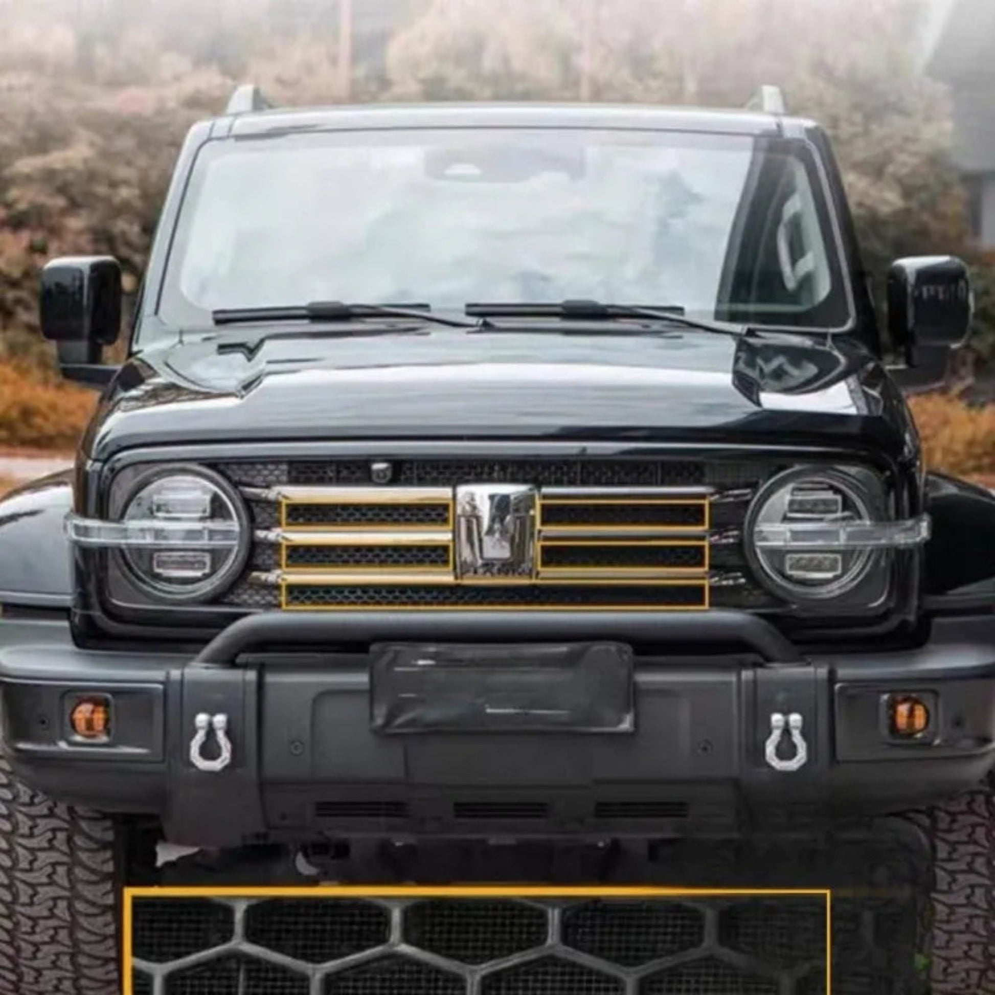GWM TANK300 Central Grille (central grille) Set of medium mesh insect screens