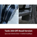 GWM TANK300 Mudflaps (Mudflaps) GWM tank 300 petrol version 2pcs rear door liners + 4 pcs mudflaps