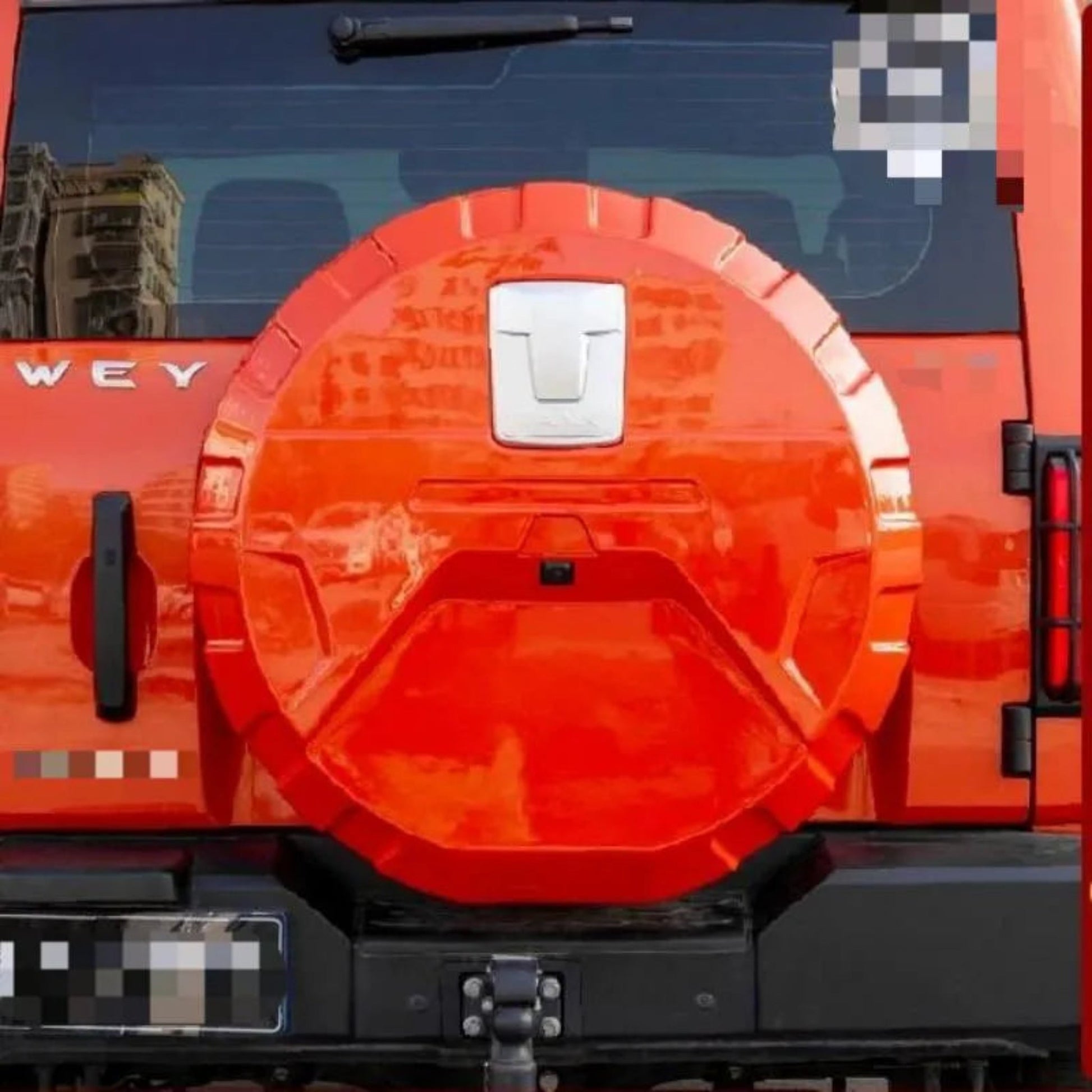 GWM TANK300 spare tyre cover (Spare tire cover) all - inclusive baking paint Orange