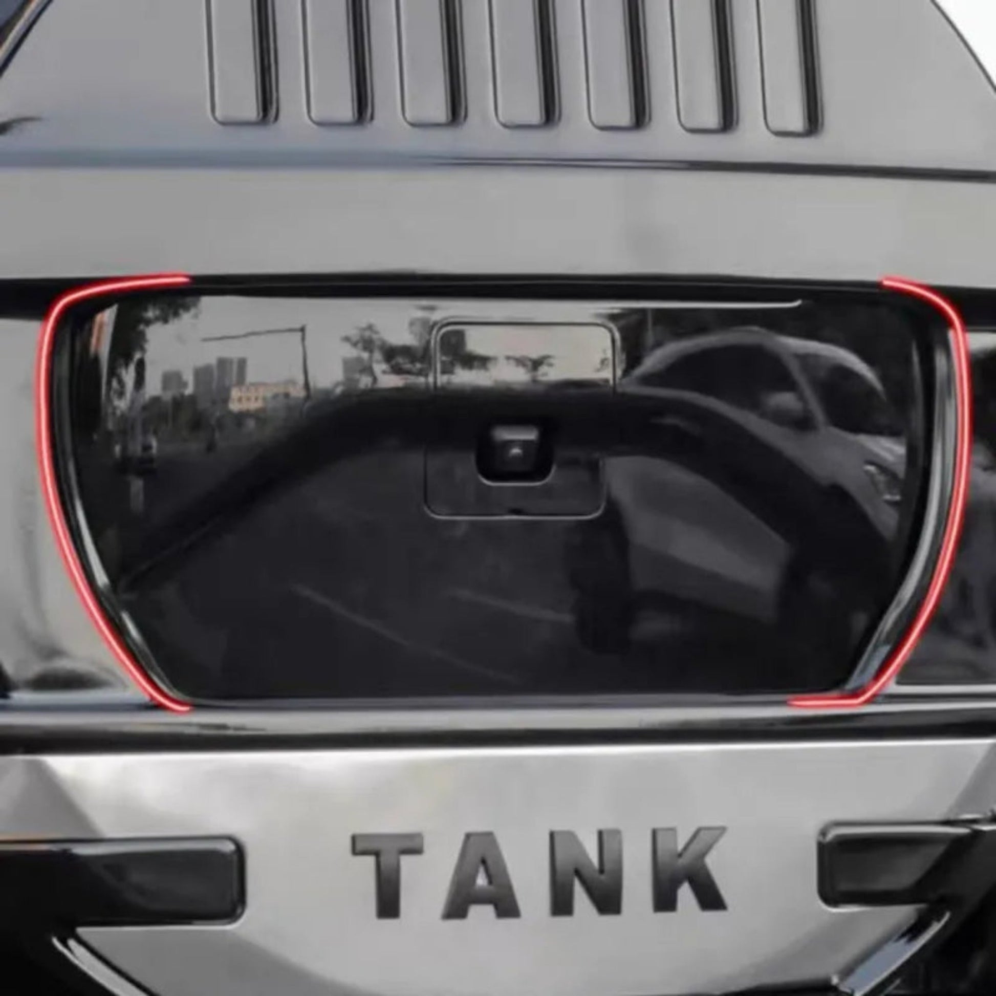 GWM TANK300 spare tyre cover (Spare tire cover) All - inclusive Matte Black