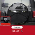 GWM TANK300 spare tyre cover (Spare tire cover) all - inclusive stainless steel Black