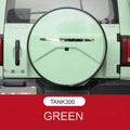 GWM TANK300 spare tyre cover (Spare tire cover) all - inclusive stainless steel Green