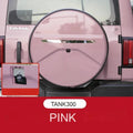 GWM TANK300 spare tyre cover (Spare tire cover) all - inclusive stainless steel Pink