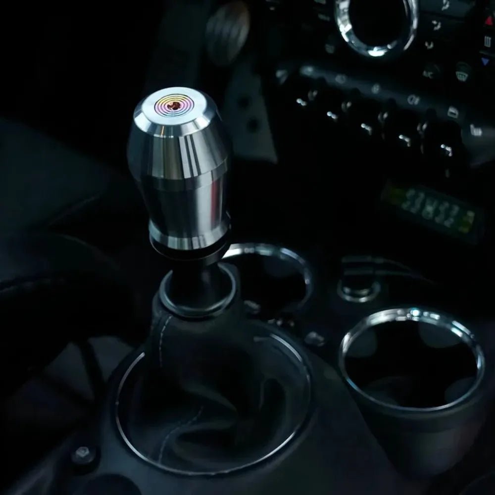 Heavy Weight Stainless Steel Car Gear Stick - Universal Use For Improved Driving Experience (Heavy Shift Knob) Chrome