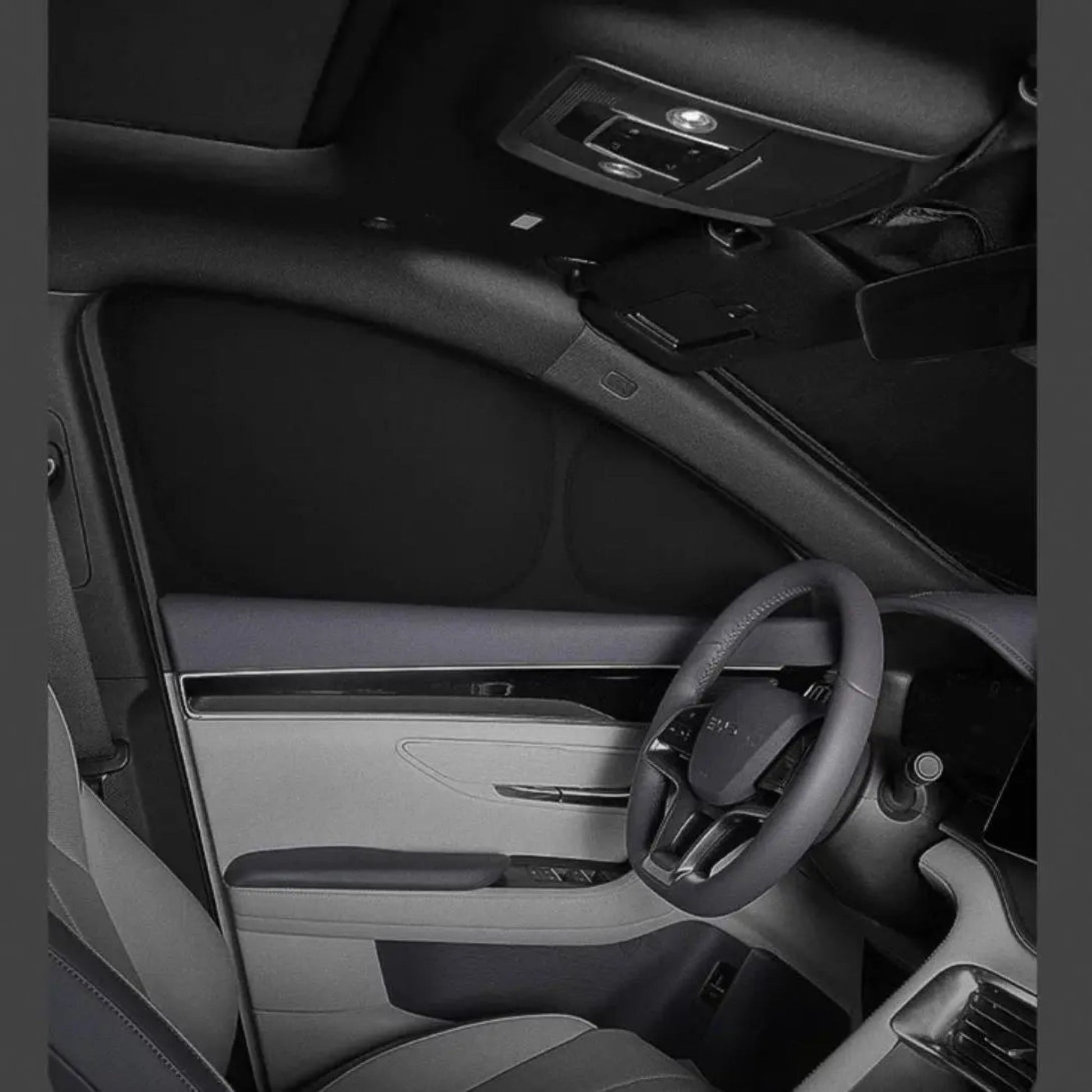 Magnetic Full - Car Sunshade for BYD – UV Protection & Heat Insulation (Windshield Sun Shade) Front side windows x2 BYD seal U 20 - 25