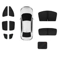 Magnetic Full - Car Sunshade for BYD – UV Protection & Heat Insulation (Windshield Sun Shade) Front side windows x2 BYD seal U 20 - 25
