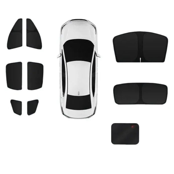 Magnetic Full-Car Sunshade for BYD – UV Protection & Heat Insulation