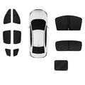 Magnetic Full - Car Sunshade for BYD – UV Protection & Heat Insulation (Windshield Sun Shade) Full car sunshade curtain x8 BYD seal U 20 - 25