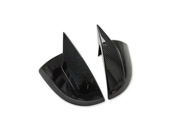 MG Mulan Bullhorn Rearview Mirror Cover Left & Right (Rearview Mirror Cover) black ABS