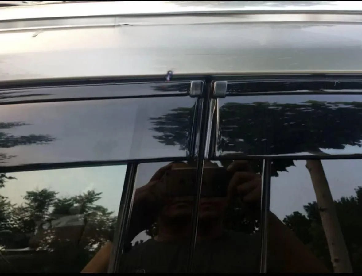 MG MULAN/4EV Window Visors Rain Sun Guard (window visor) MG MULAN Black
