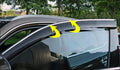 MG MULAN/4EV Window Visors Rain Sun Guard (window visor) MG MULAN Silver