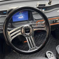 MG7 Wood Rim Steering Wheel Assembly (Steering Wheel) 14 - inch large bracket black warrior + dedicated base
