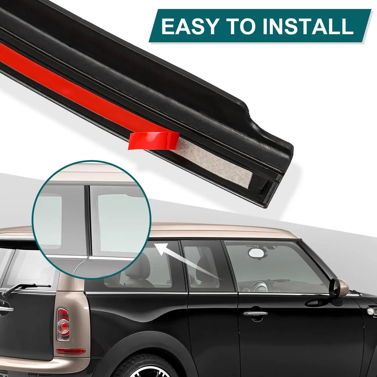 Mini Cooper Clubman B1 Pillar Right Door Trim Cover - Compatible with Mini R55【51137167236】 (Column Pillar Trim Cover) right