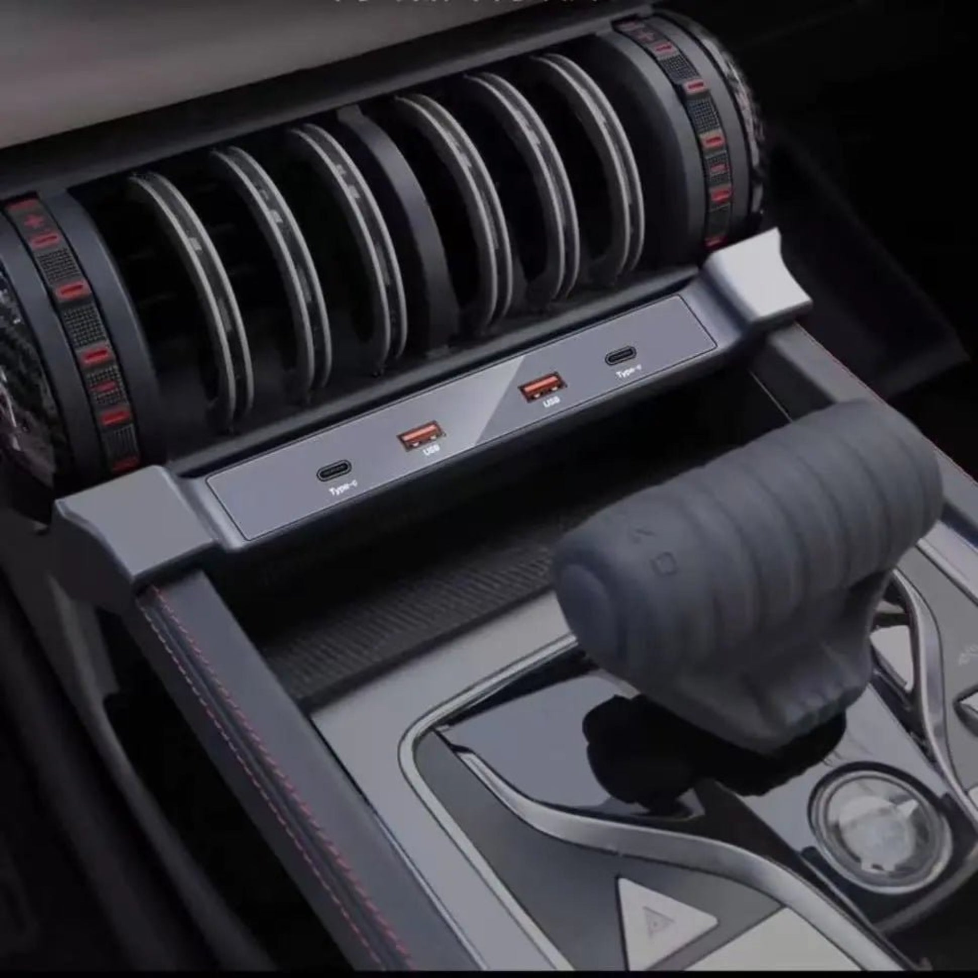 Multi - Port Fast Charging Central Console Charging Hub (Central Console Charging Dock)