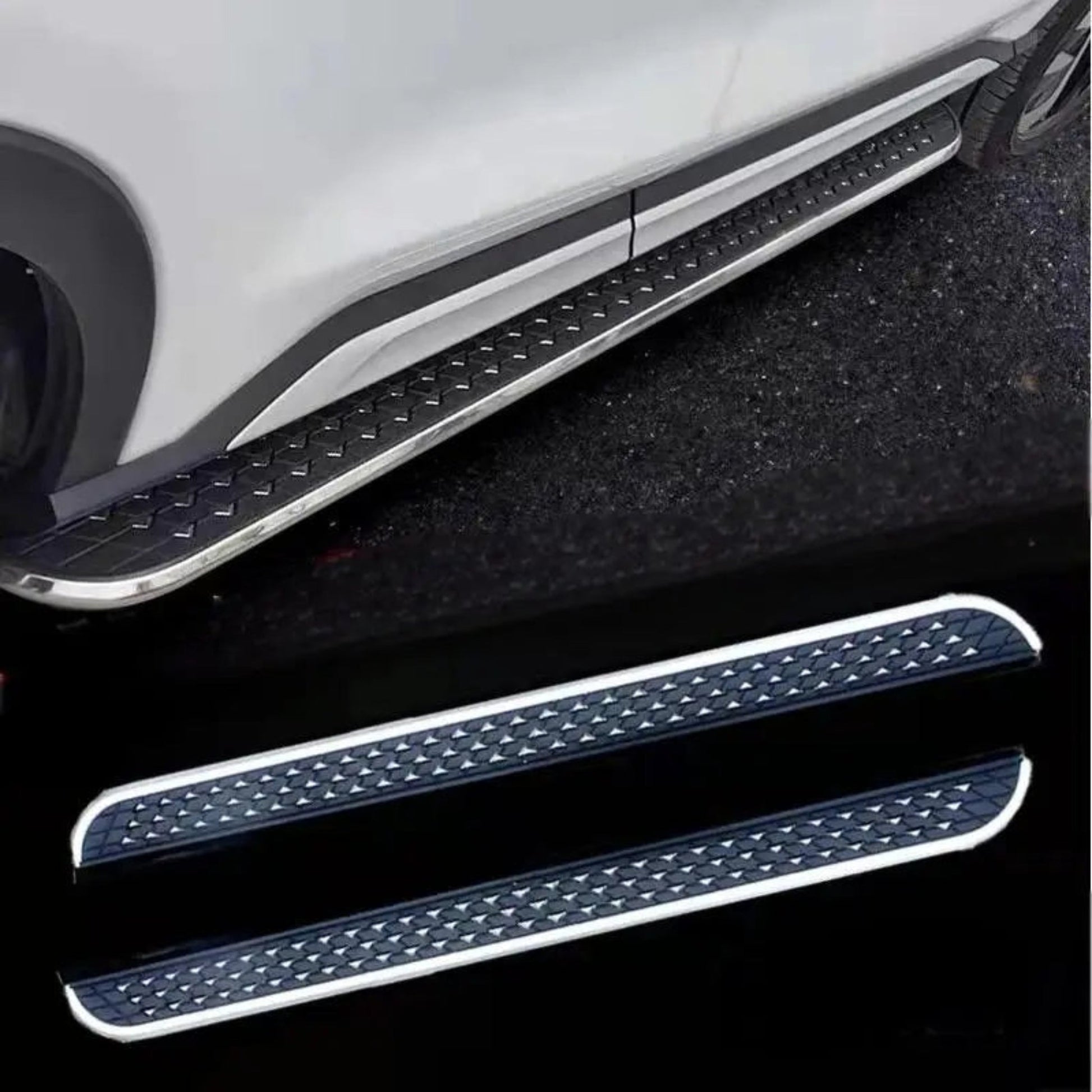 One Pair 2020 - 2024 BYD Atto 3 Aluminum Side Steps (Aluminum Side Step) Stars