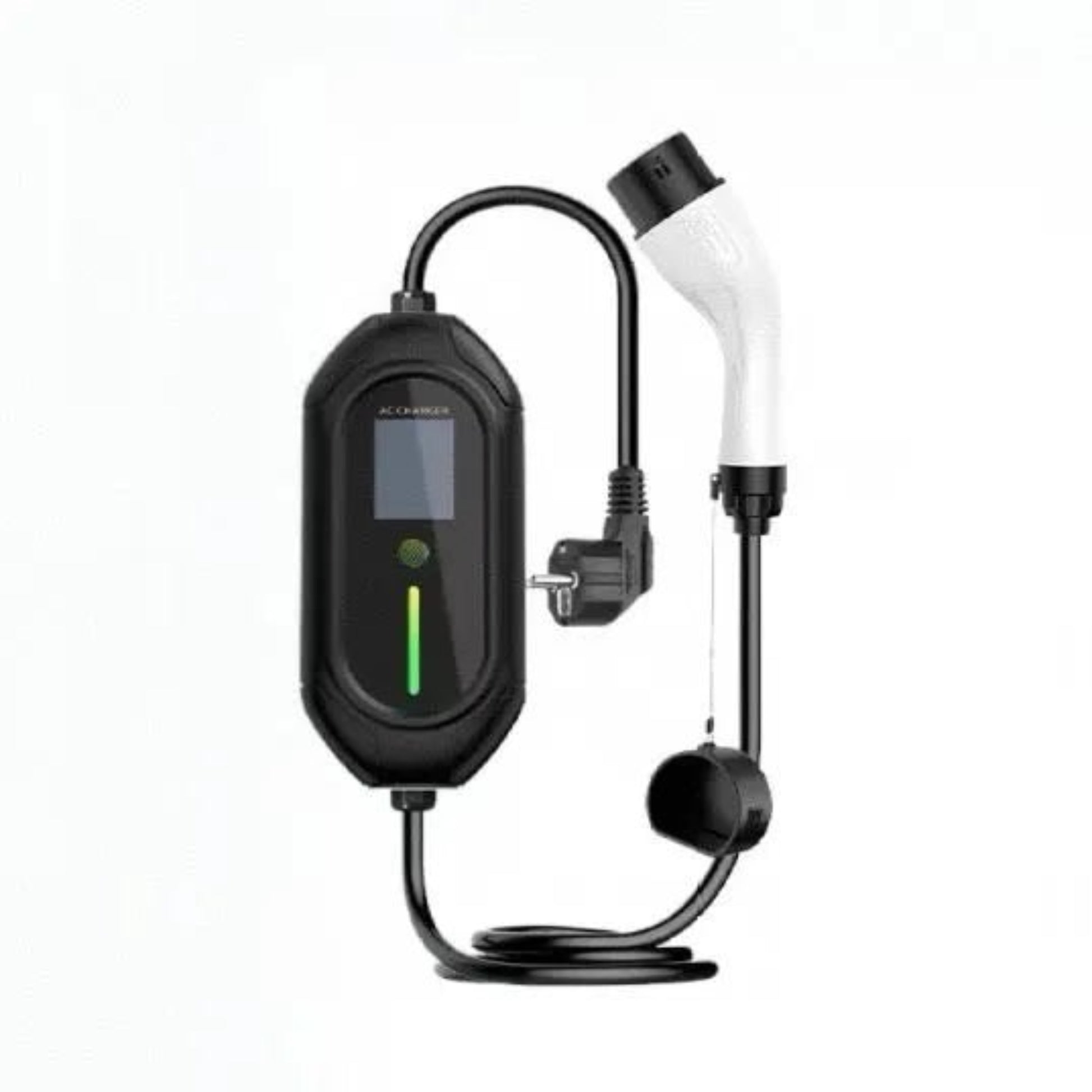 Portable Home EV Charger for New Energy Vehicles EU Standard 220V Screen Display with One Button Setting (Portable EV Charger) DL - EU002 - 1 Standard (5 meters)