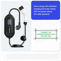 Portable Home EV Charger for New Energy Vehicles EU Standard 220V Screen Display with One Button Setting (Portable EV Charger) DL - EU002 - 1 Standard (5 meters)