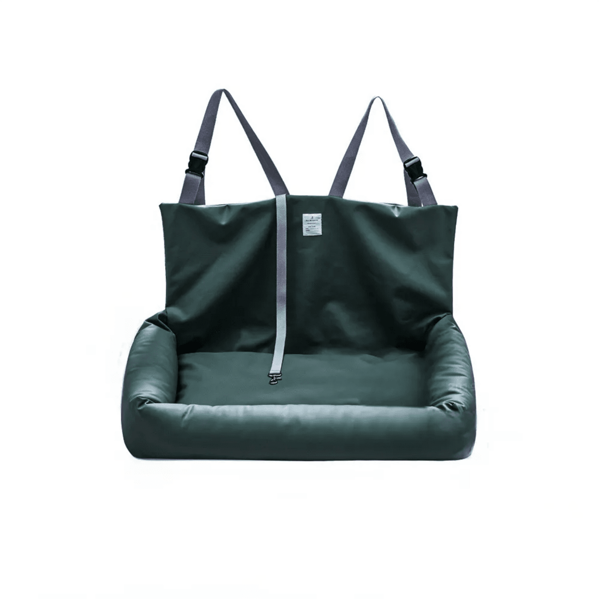 Portable Pet Car Seat with handle strap (Pet Car seat) Double Seat {green - blue}