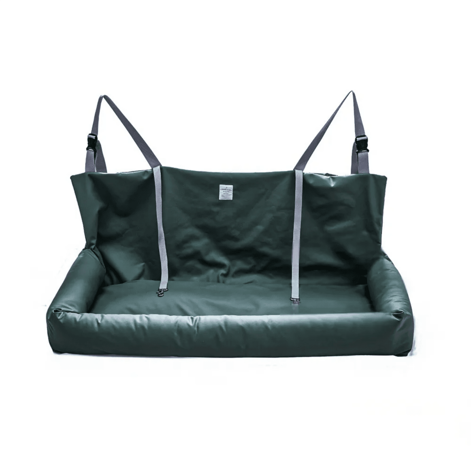 Portable Pet Car Seat with handle strap (Pet Car seat) Triple Seat {green - blue}