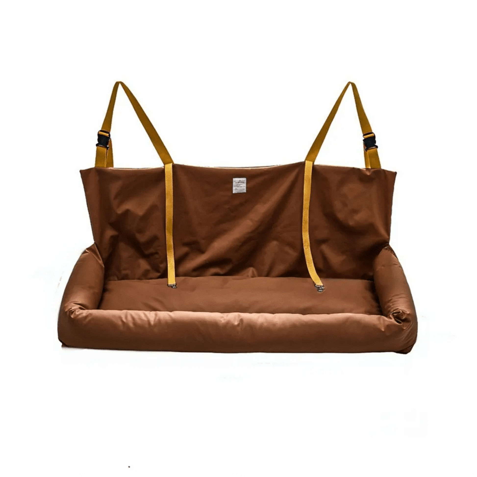 Portable Pet Car Seat with handle strap (Pet Car seat) Triple Seat {orange}
