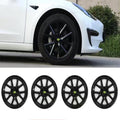 Premium Wheel Hub Caps for Tesla Model 3 and Y (Wheel Covers) glossy black model 3 18 - inch