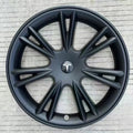 Premium Wheel Hub Caps for Tesla Model 3 and Y (Wheel Covers) matt black model y 19 - inch