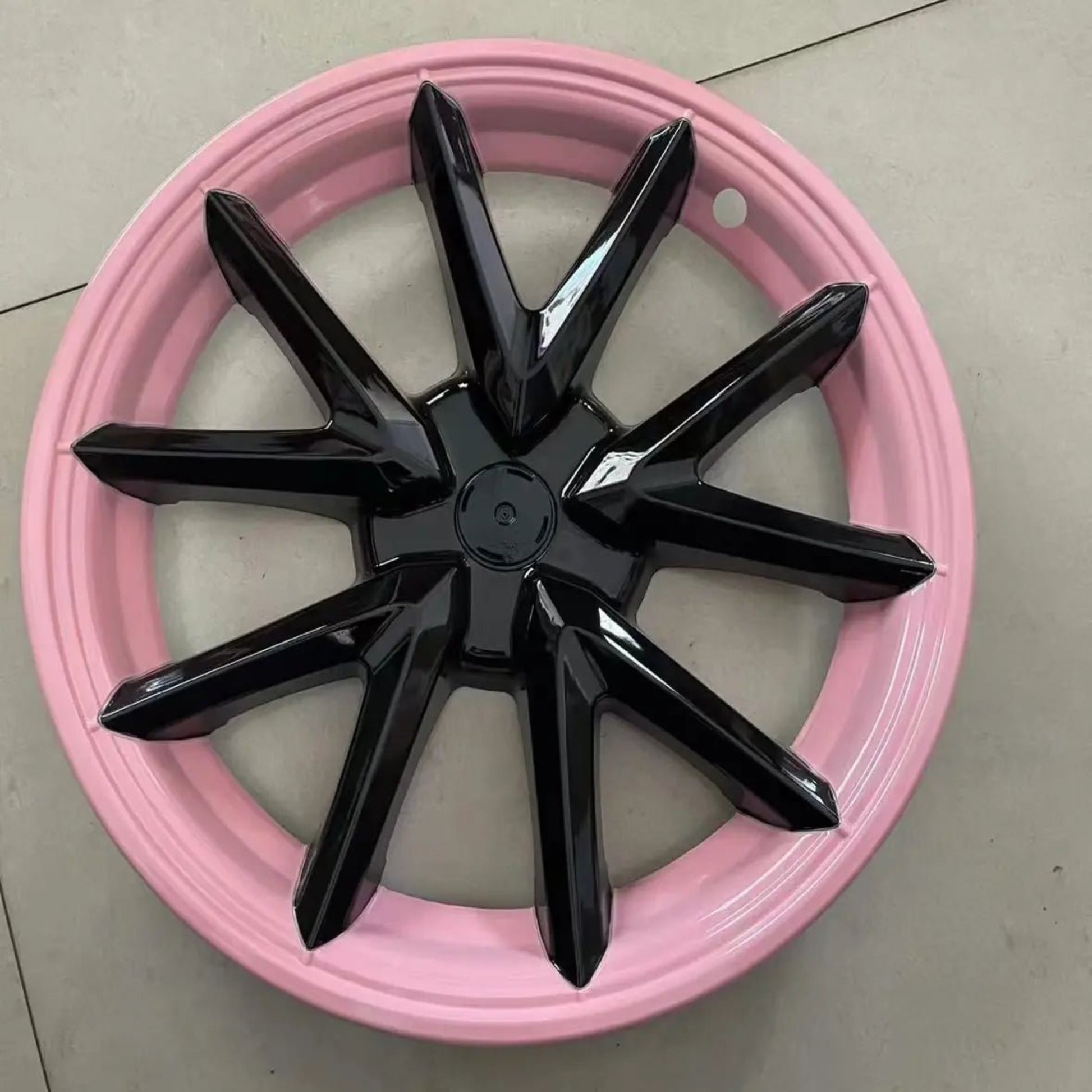 Premium Wheel Hub Caps for Tesla Model 3 and Y (Wheel Covers) pink model 3 18 - inch