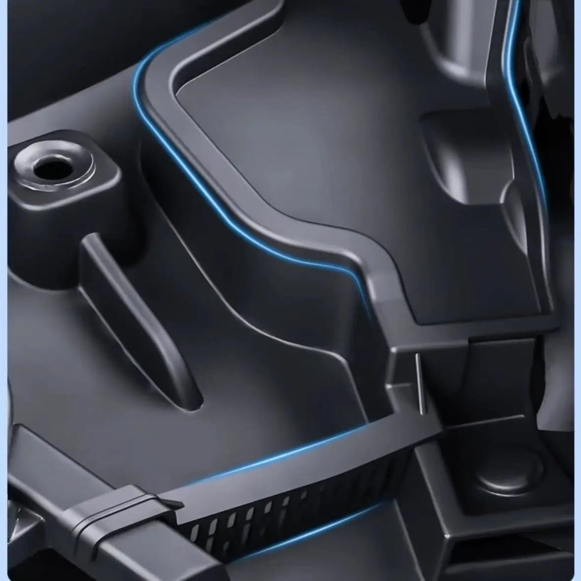 Tesla Front Nacelle Cover – Anti - Clogging Protector (Front Nacelle Cover) black model 3+ABS