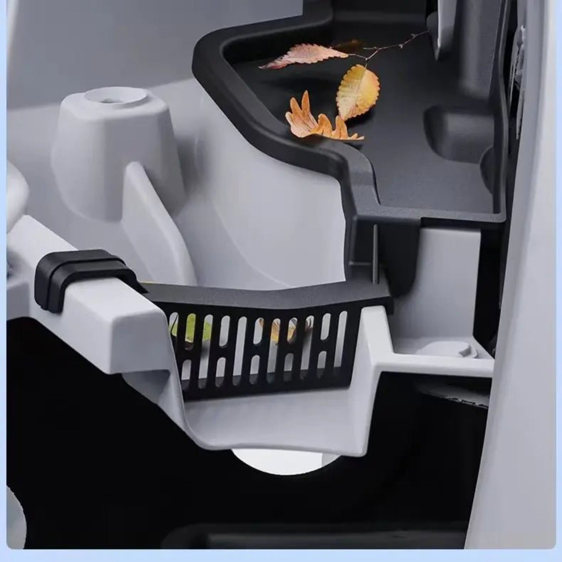 Tesla Front Nacelle Cover – Anti - Clogging Protector (Front Nacelle Cover) black model 3+ABS
