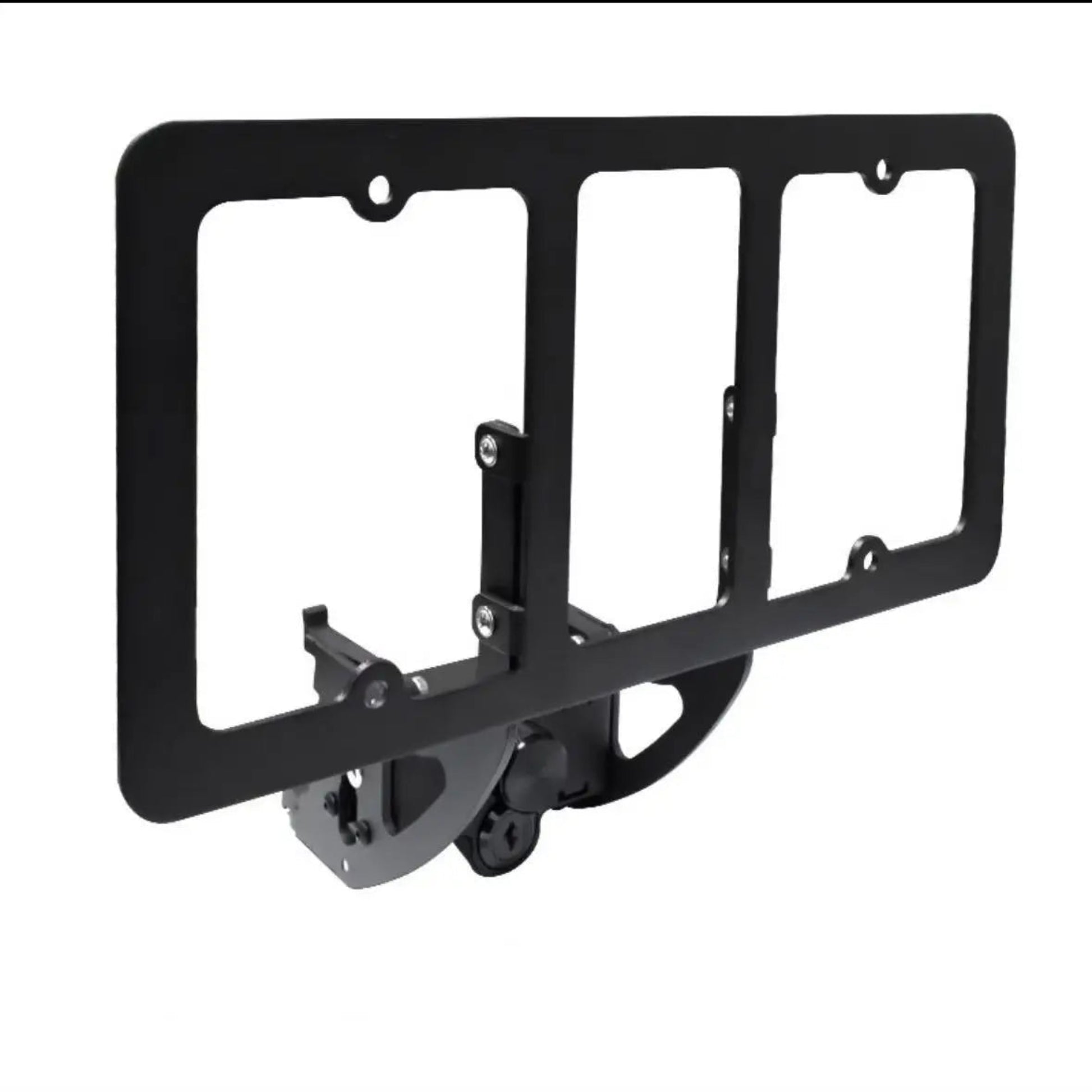 Tesla Model 3/Y Aluminum License Plate Frame with Lock (License Plate Frame) Black Lock Cylinder model 3