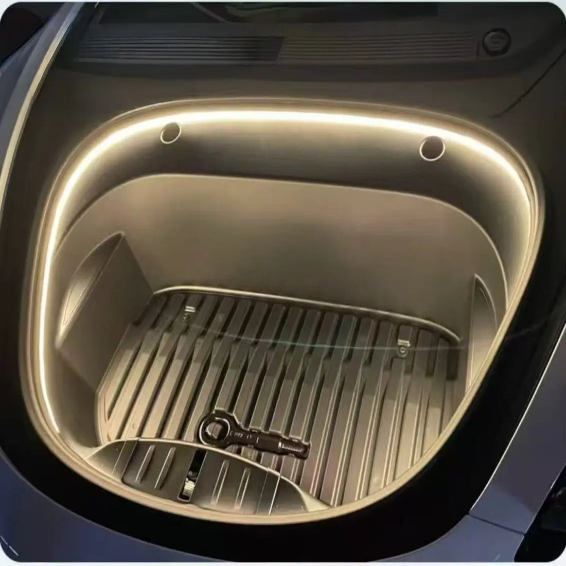 Tesla Model 3/Y Front Trunk Ambient Lights (Front Trunk Ambient Lights) warm yellow model 3
